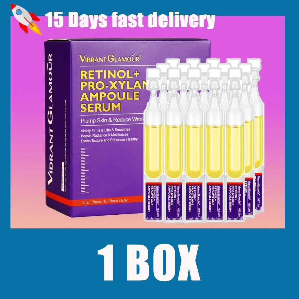 15 Bottles of Retinol + Xylose Precursor Ampoule Essence for Youthful Skin
