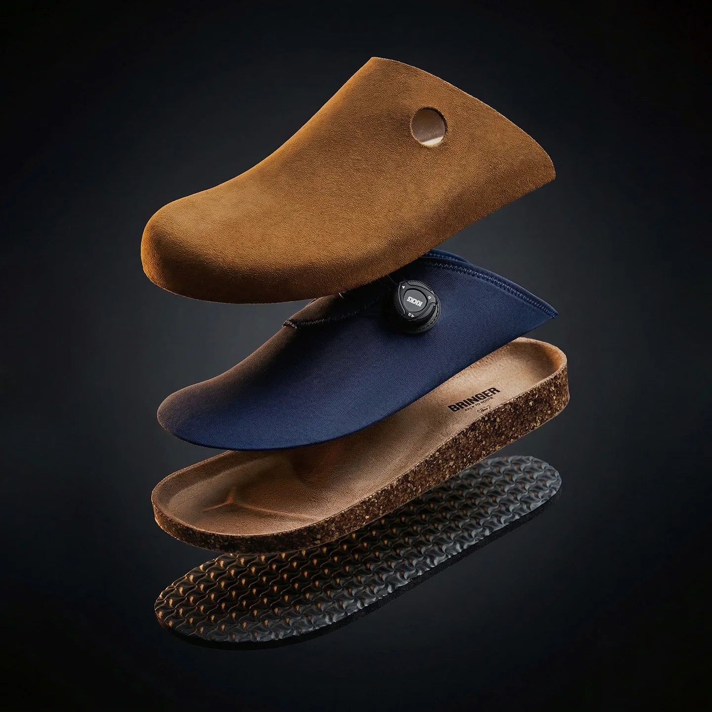 Men's Vintage Classic Brown Suede Mules | Comfortable Slip-On Shoes