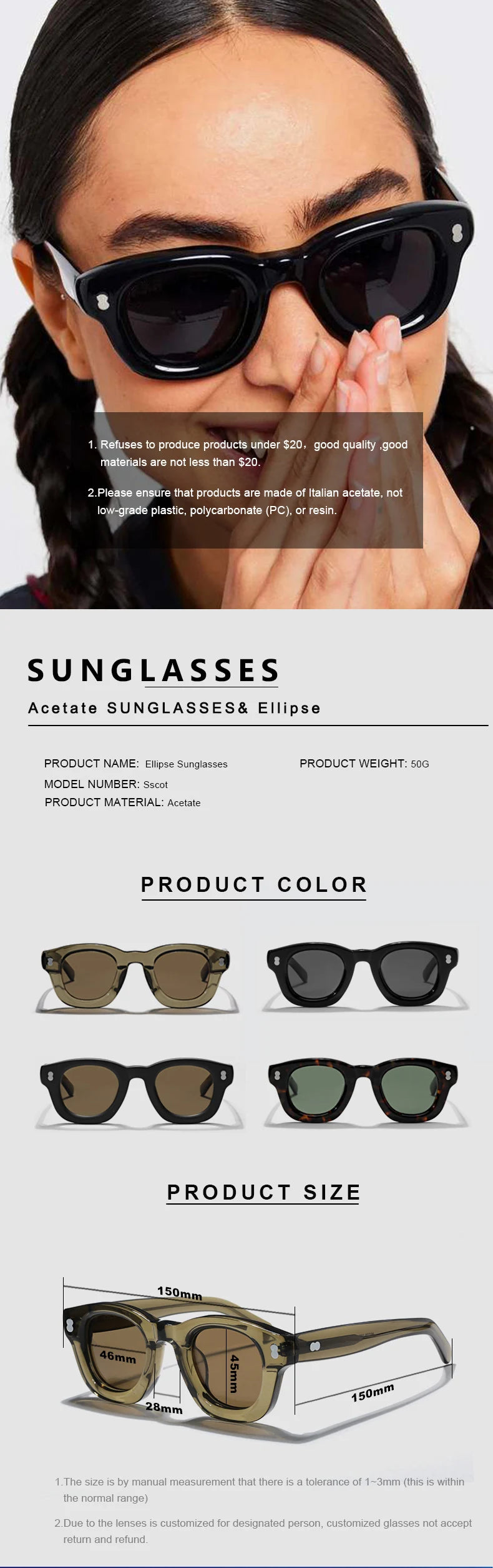 Trendy Round Sunglasses | UV Protection Stylish Eyewear