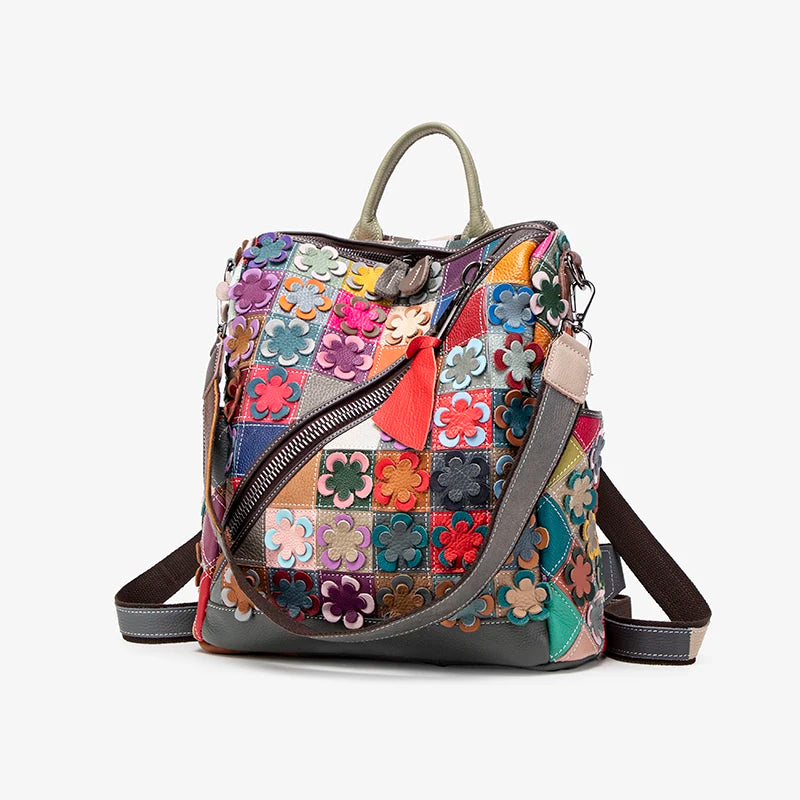 Stylish Leather Travel Backpack for Women | Versatile & Chic