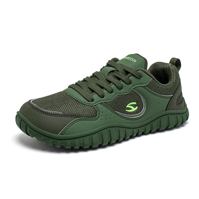 Unisex Wide Toe Sneakers | Comfortable Lace Up Walking Shoes