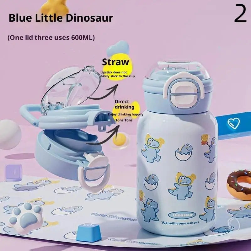 Cute Portable Stainless Steel Thermos Cup for Kids | Durable Drinkware