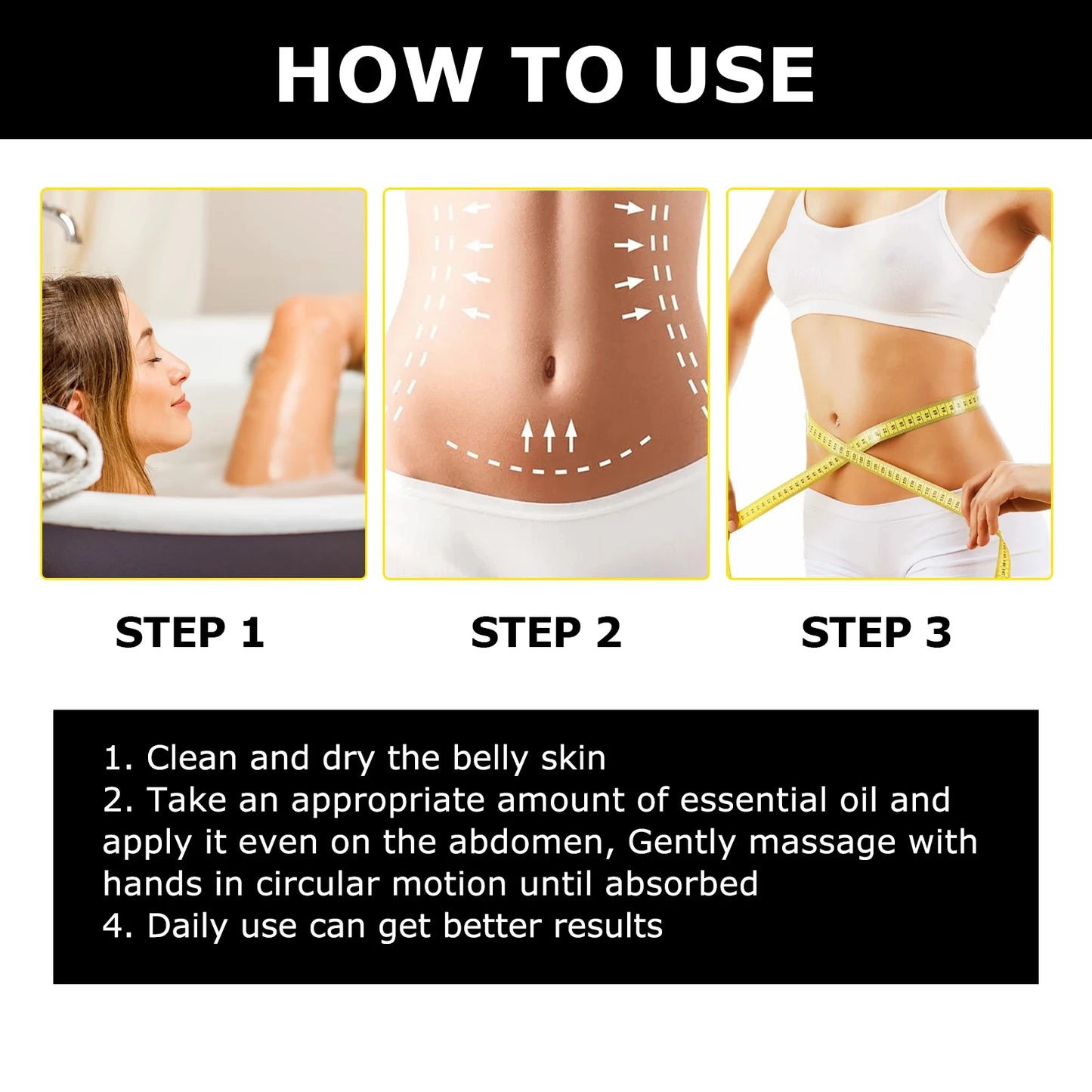 Natural Body Care Essential Oil for Daily Massage & Firm Skin