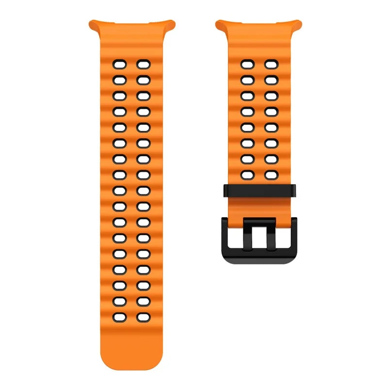 Silicone Sports Strap for Galaxy Watch | Breathable Marine Band