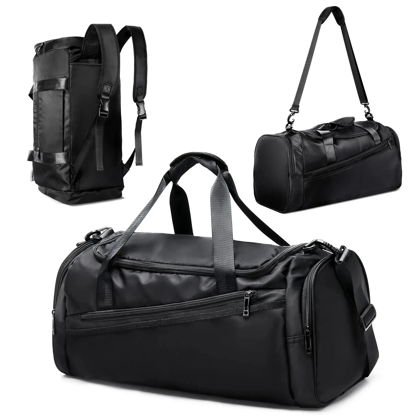 40L Lightweight Gym Duffel Bag with Shoes Compartment for Travel