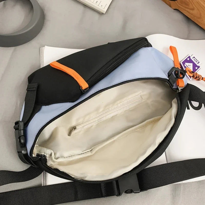 Unisex Nylon Chest Rig Bag | Stylish Multi-functional Fanny Pack
