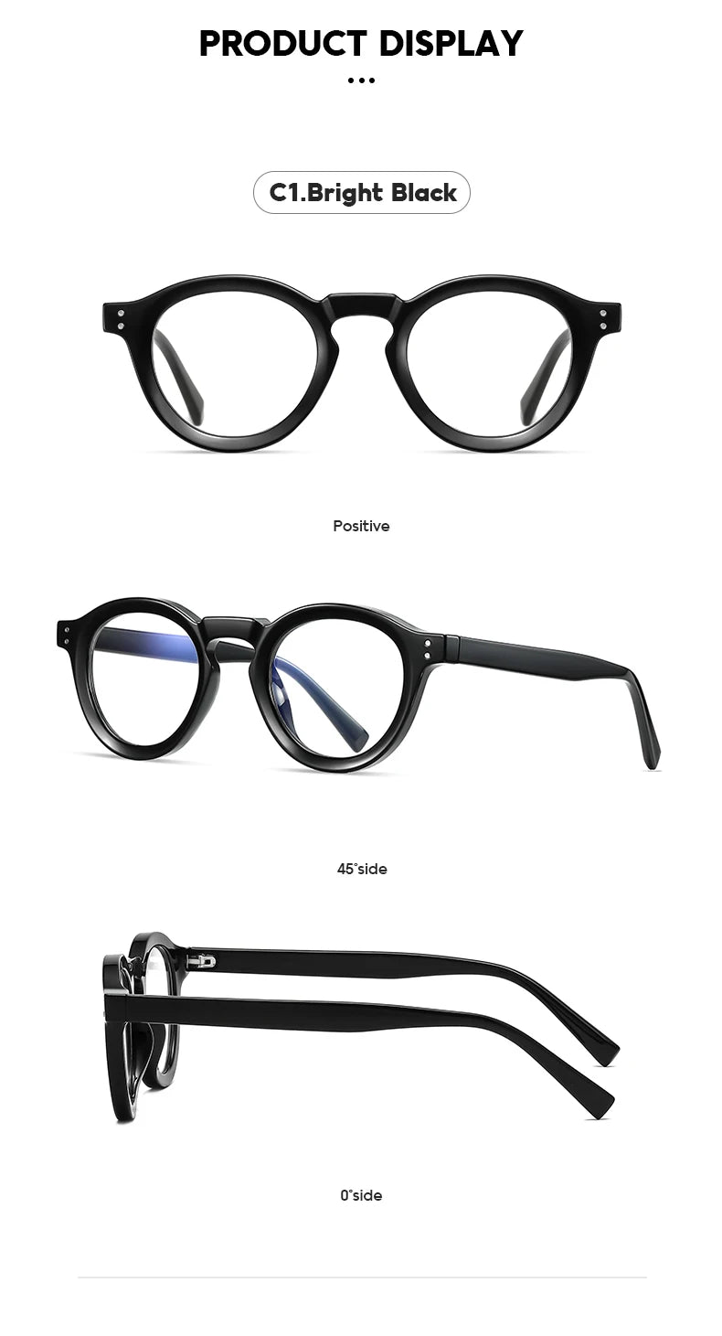 Classic Round Prescription Glasses | Stylish Unisex Optical Eyewear