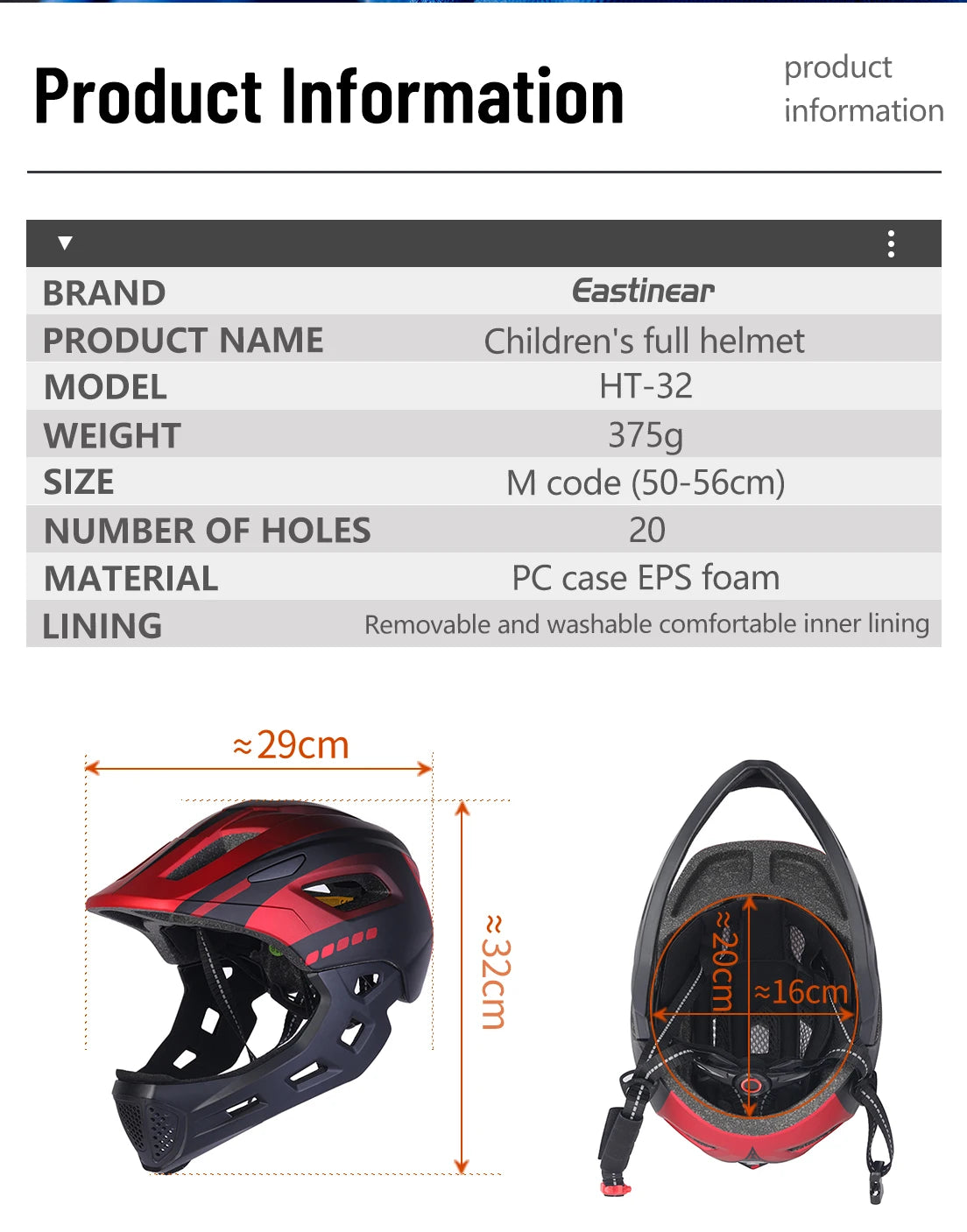 Children's Full Face Bike Helmet | Lightweight & Breathable Safety Gear