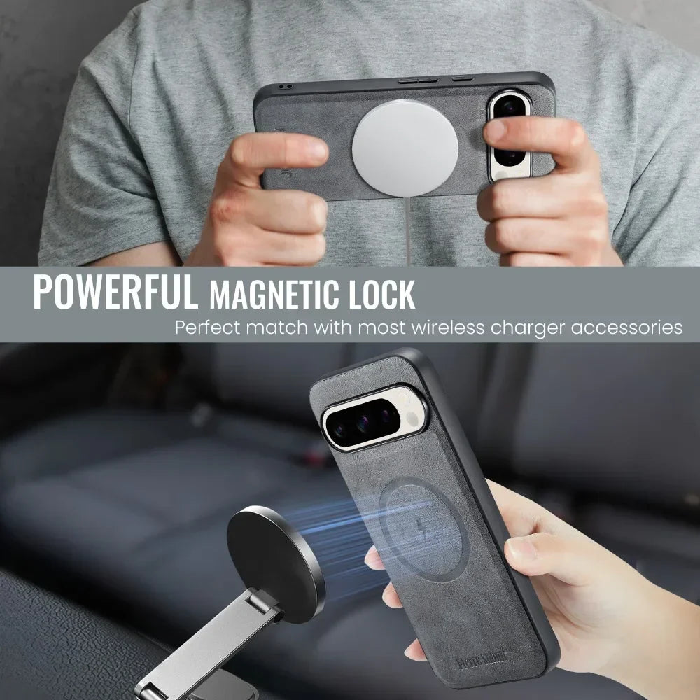 Detachable 2 in 1 Leather Wallet Case for Google Pixel | Card Holder
