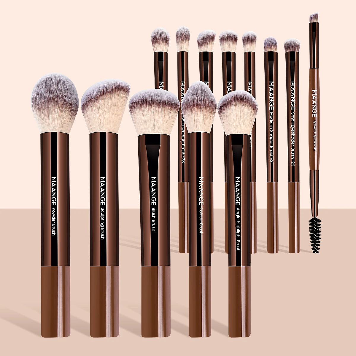 13pc Soft Synthetic Hair Makeup Brush Set | Flawless Beauty Tools