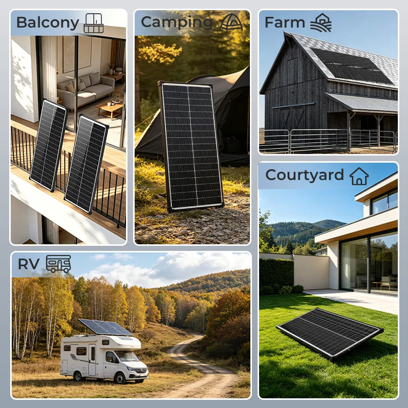 100W Solar Panel | High Efficiency Monocrystalline Module for All Needs