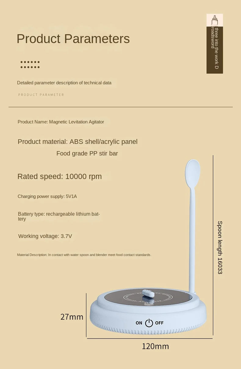 Portable Electric Mixing Cup | USB Charging Shaker for Drinks