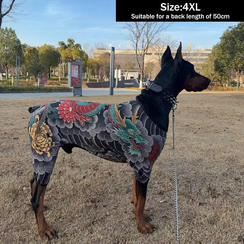 Breathable Pet Tattoo Vest | Trendy Dog & Cat T-Shirt for All Seasons
