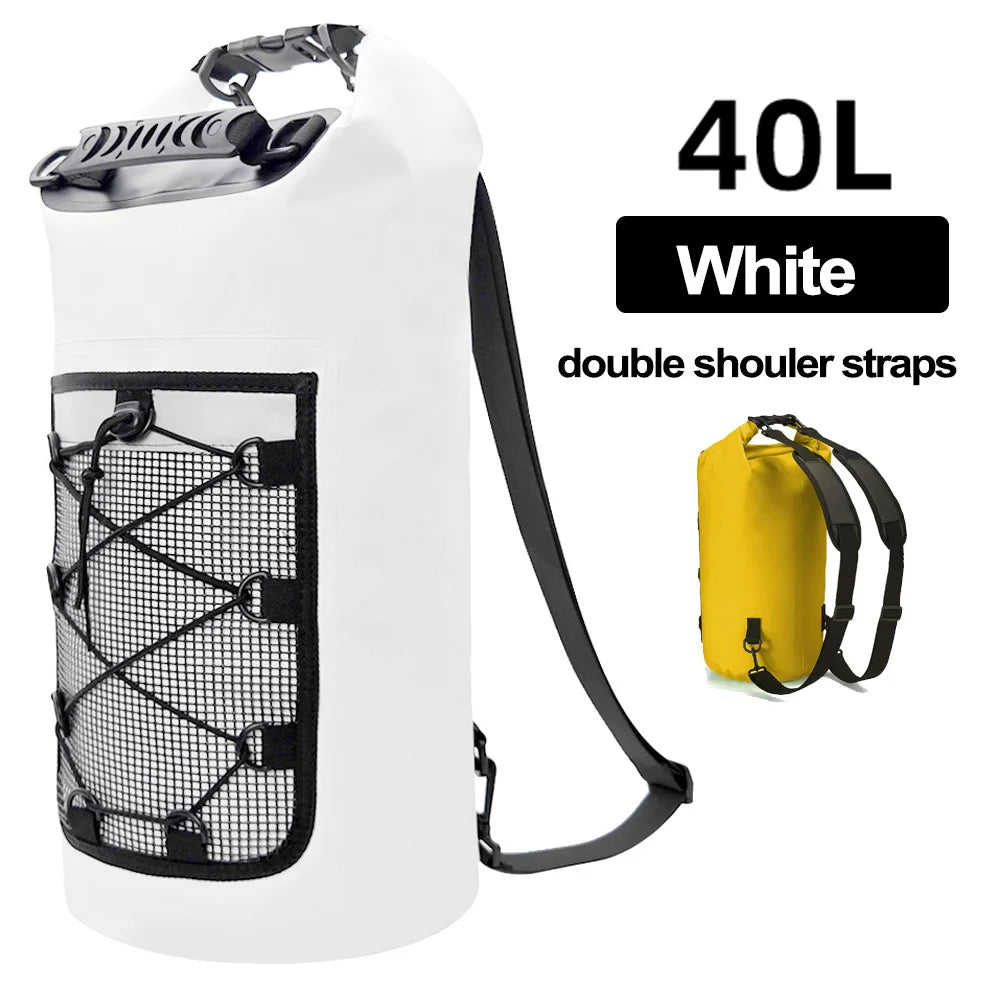 40L Waterproof Floating Dry Bag for Kayaking and Beach Activities