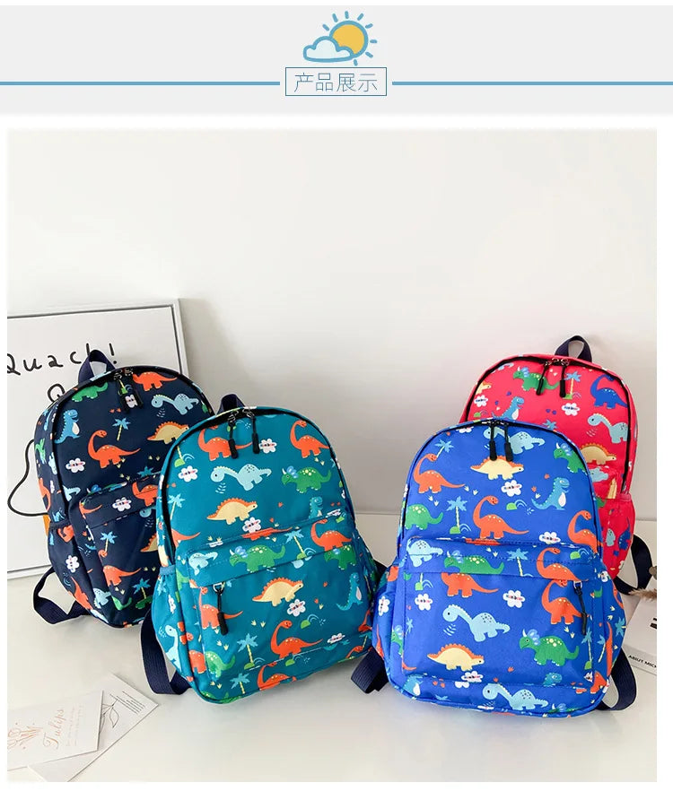 Cute Dinosaur Kids Backpack | Ideal for Kindergarten & School