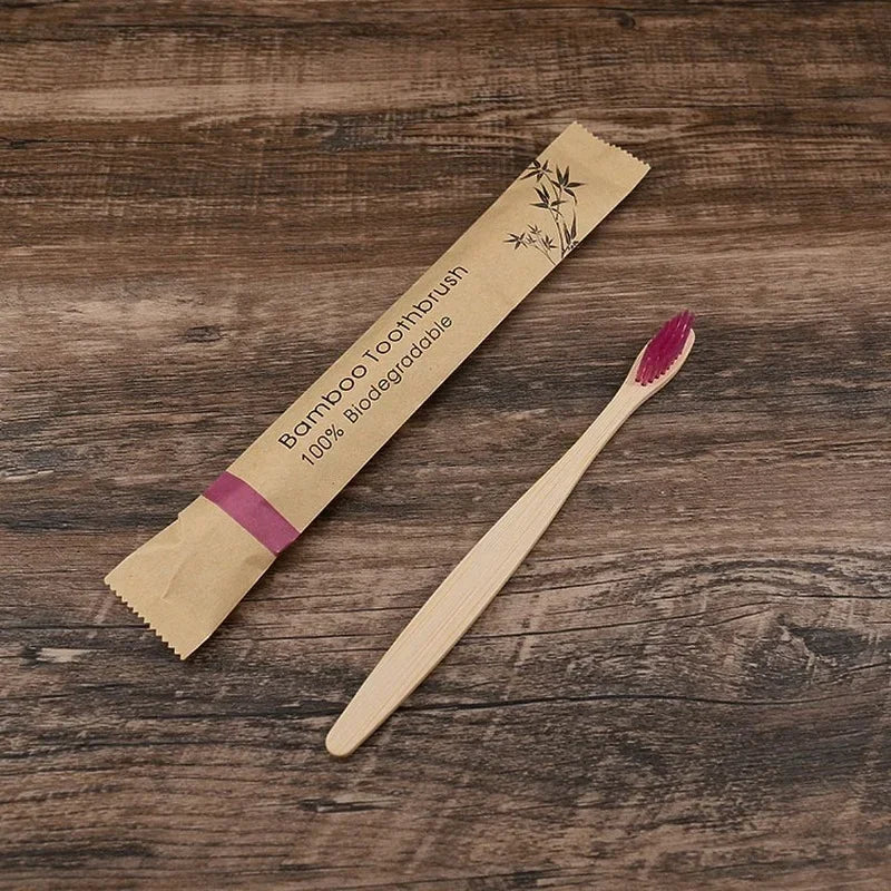 Eco-Friendly Bamboo Toothbrushes - Sustainable Oral Care Set