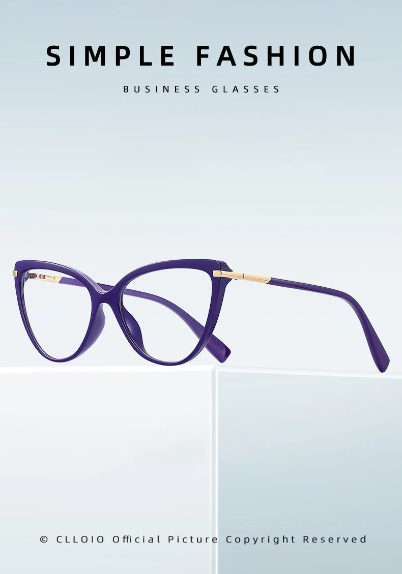 Stylish Cat Eye Reading Glasses | Anti Blue Light Protection