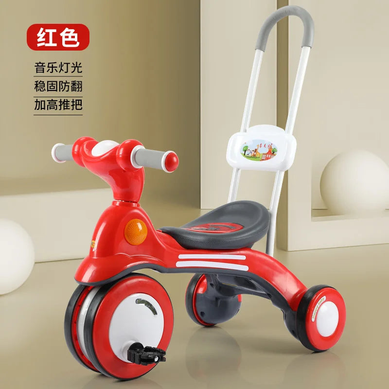 Safe & Fun Outdoor Kids Tricycle with Music | Perfect Pedal Bike