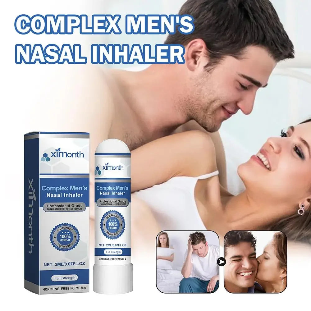 Men's Energy Enhancer Nasal Inhaler | Boost Endurance & Refresh