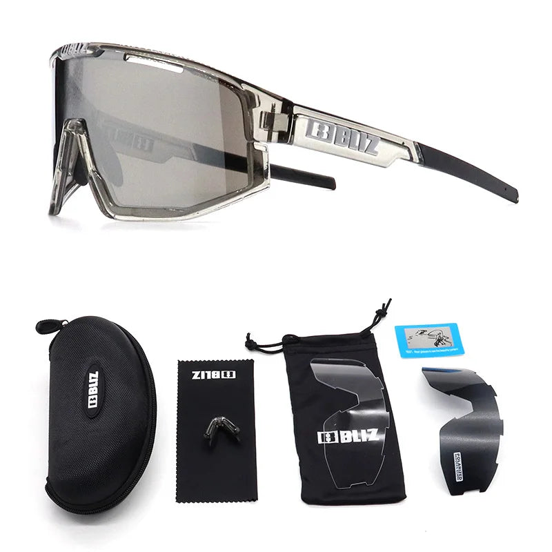 B Bliz Fusion Cycling Sunglasses Men Bicycle Racing Riding Glasses UV400 Photochromic MTB Outdoor Sports Camping Golf Equipment