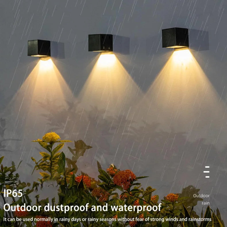 LED Solar Outdoor Wall Lamp | Eco-Friendly Garden Lighting
