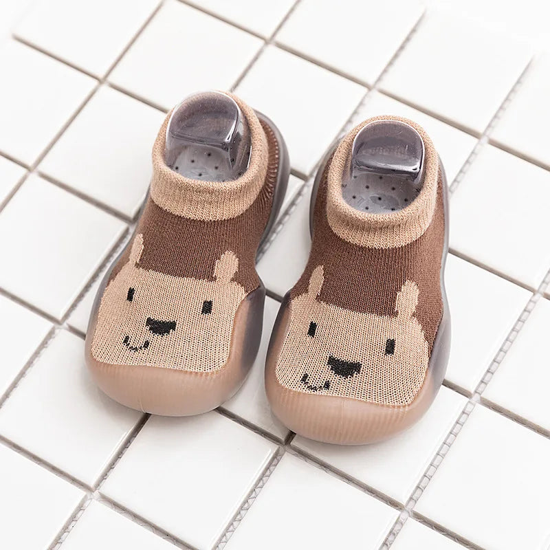 Kids Sock Shoes | Breathable Non-Slip Animal Print Toddler Shoes