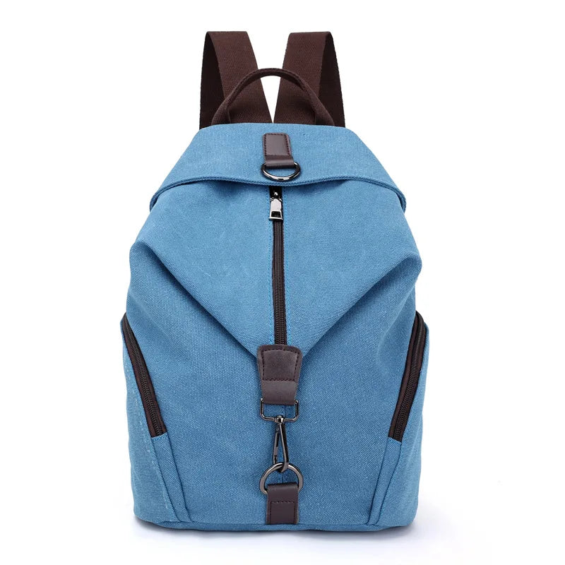 Stylish Vintage Canvas Women Backpack | Fashionable Casual Bag