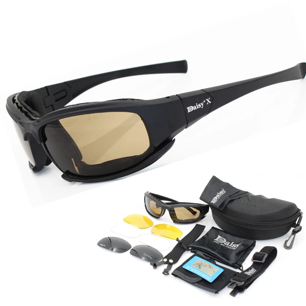 Men's Military Polarized Sunglasses | Tactical Sports Goggles