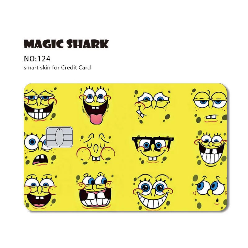 Cartoon Waterproof Skin Cover Sticker for Credit and Debit Cards