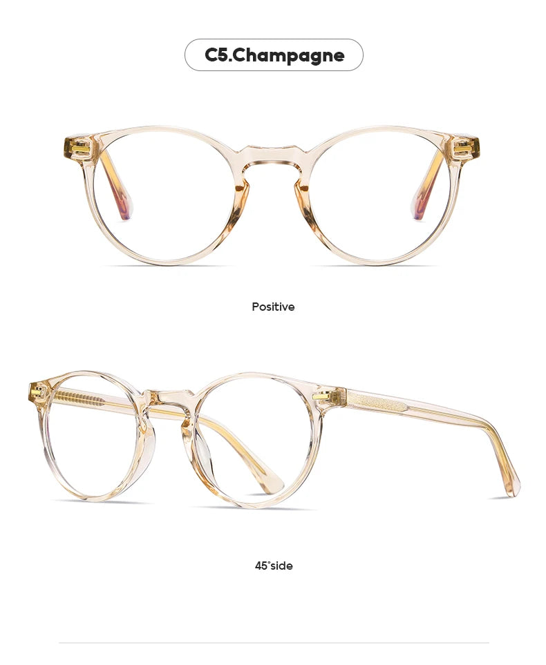 Stylish Women's Geometric Prescription Glasses | Blue Light Blocking