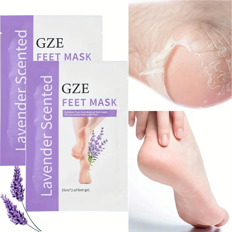 Exfoliating Foot Peel Mask for Cracked Heels & Callus Removal