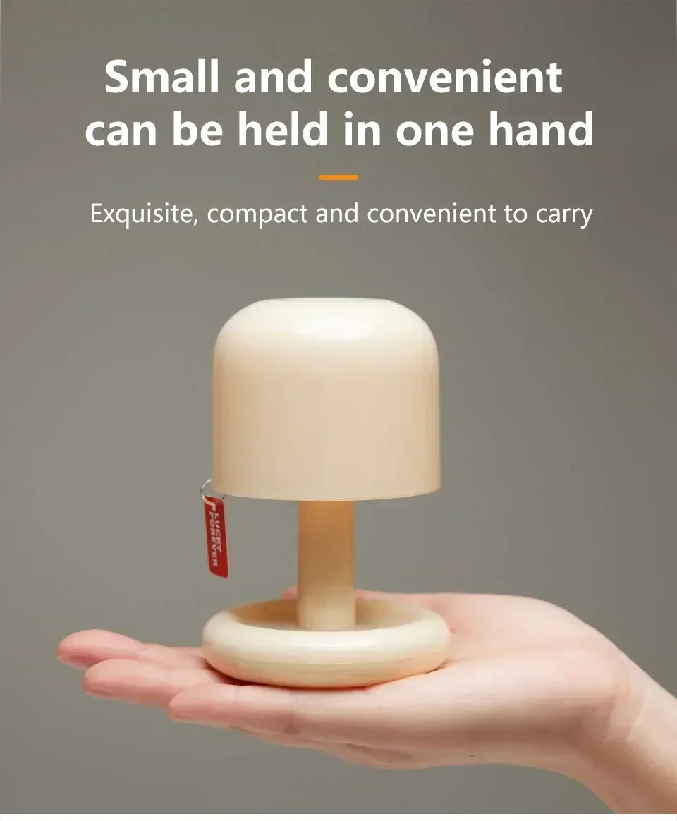 Creative USB Rechargeable Sunset Night Lamp | Mushroom Design