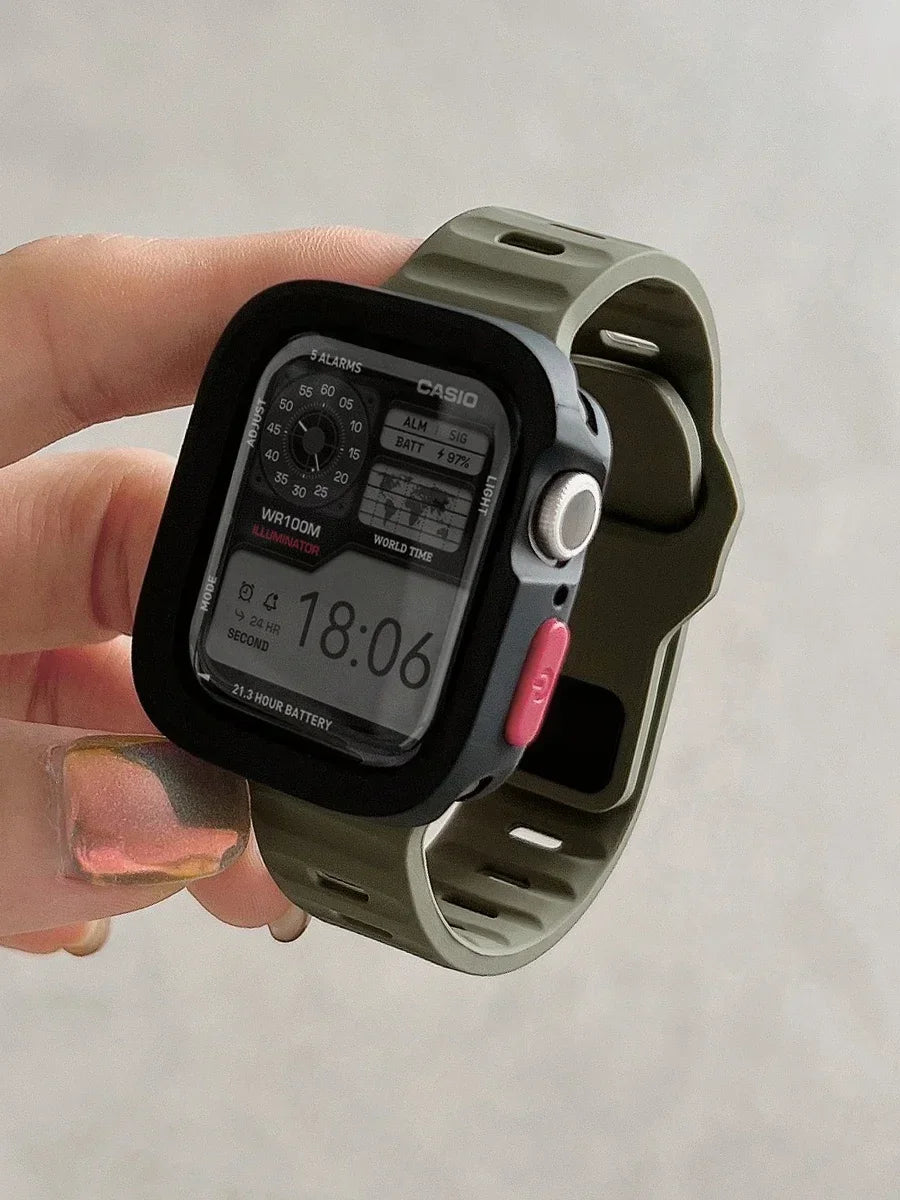 Silicone Case and Strap for Smart Watches | Comfortable & Durable