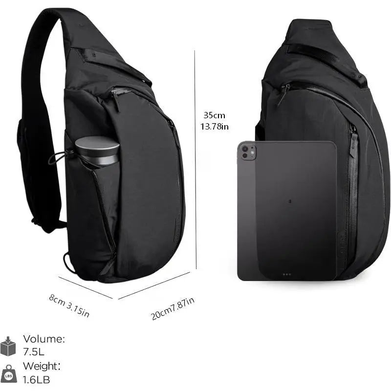 Right Shoulder Chest Bag 7.5L | Versatile Sling Backpack
