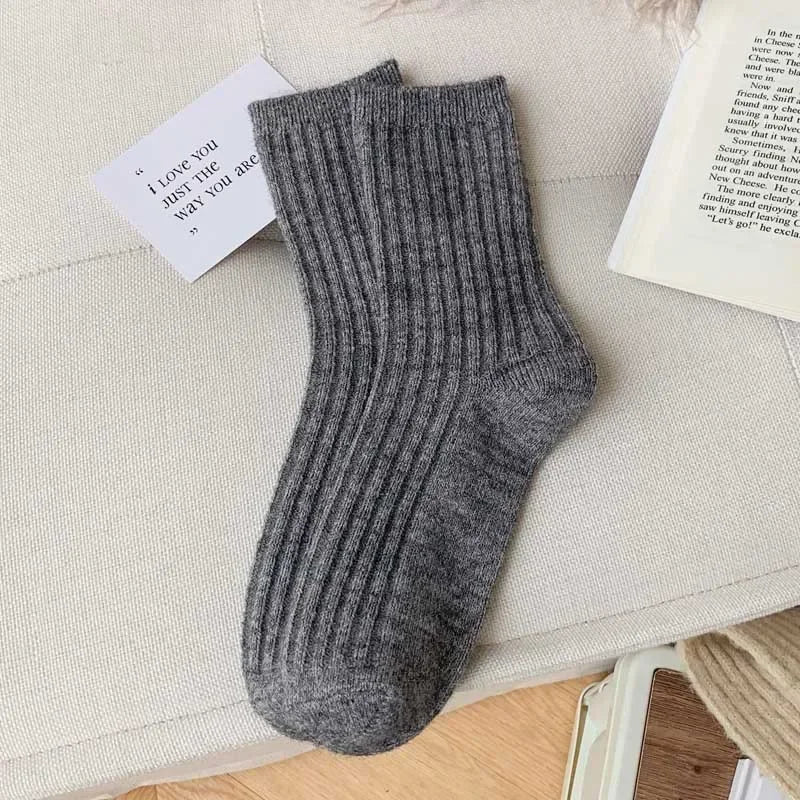 Cozy Thermal Crew Socks for Women | Luxurious Cashmere & Wool