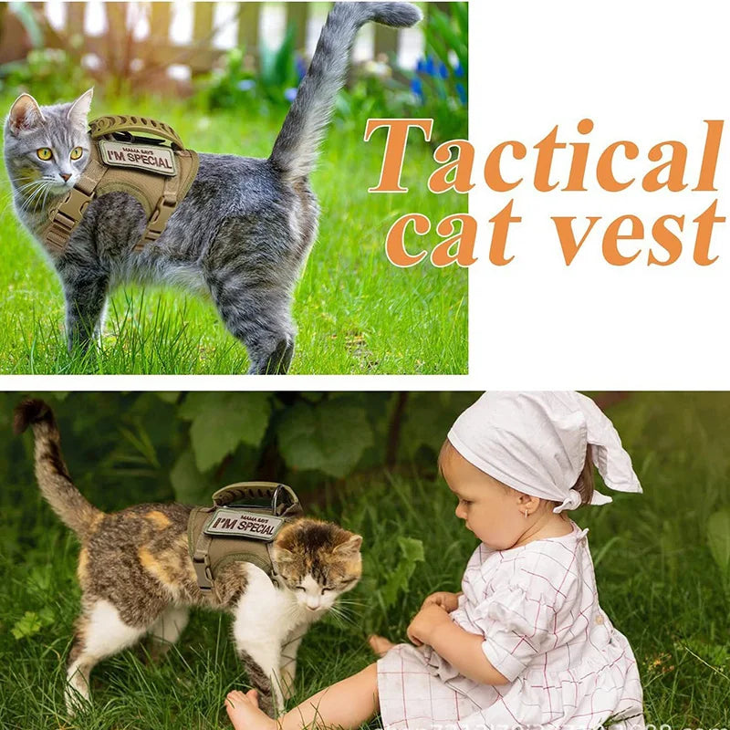 Adjustable Escape-Proof Cat Harness | Comfortable & Secure Fit