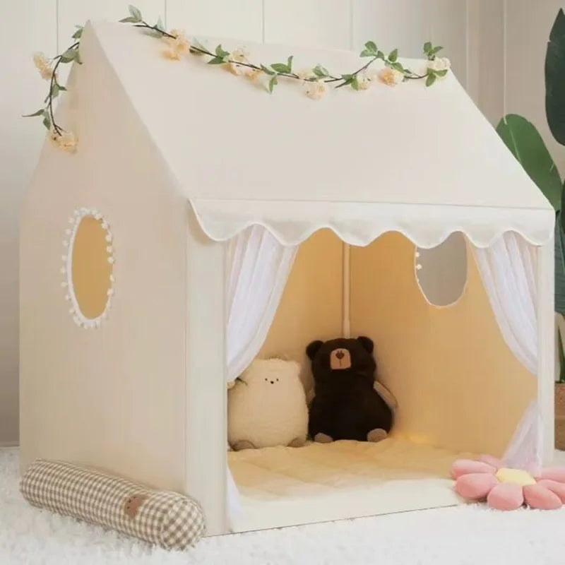 Children's Folding Play Tent | Indoor Outdoor Princess Castle Toy