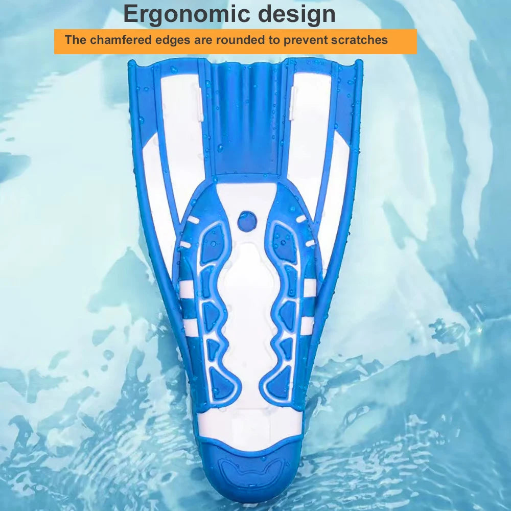 Adult Silicone Short Swim Flippers for Snorkeling & Diving