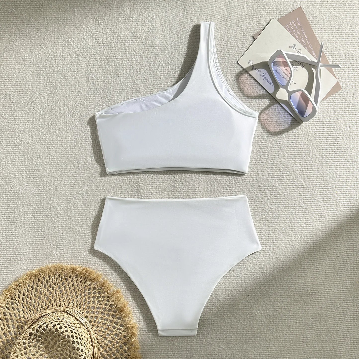 Elegant Women's White Bikinis | Stylish Beach Swimwear Set
