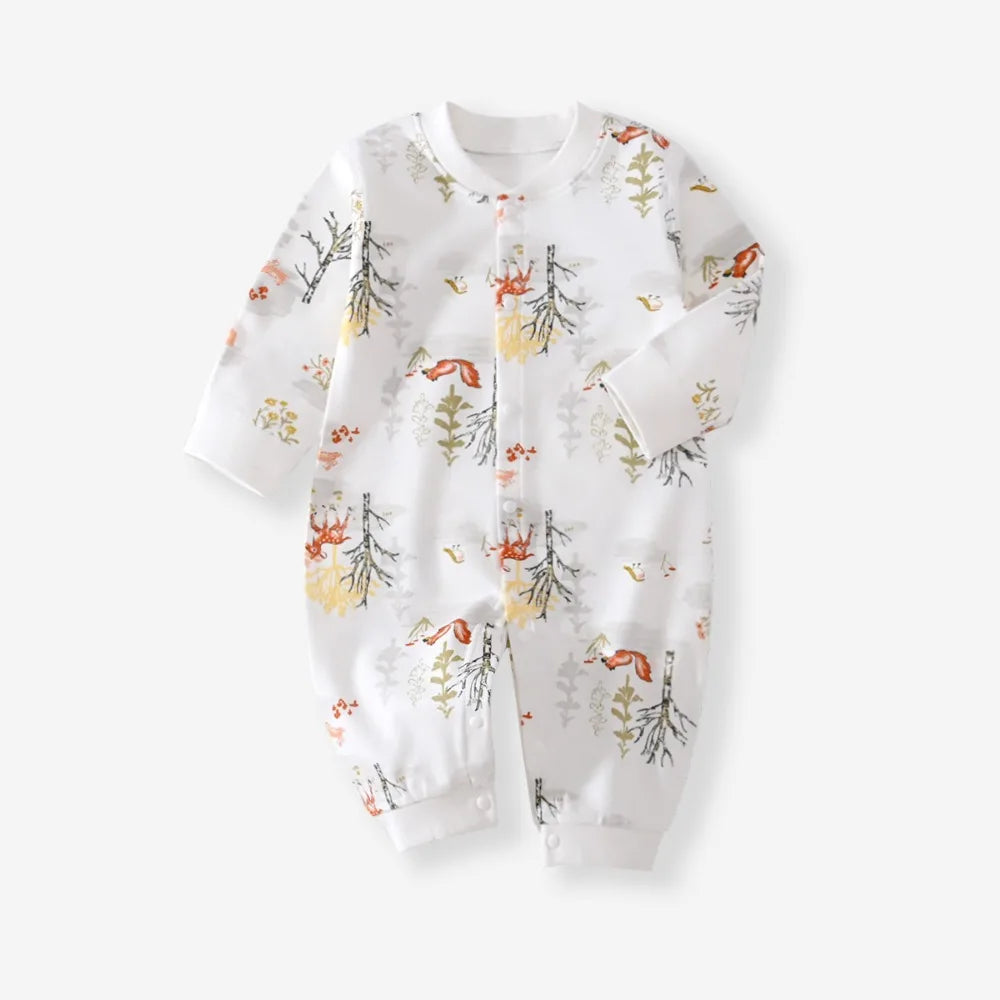 Newborn Baby Cotton Cartoon Romper | Soft & Cute Bodysuit