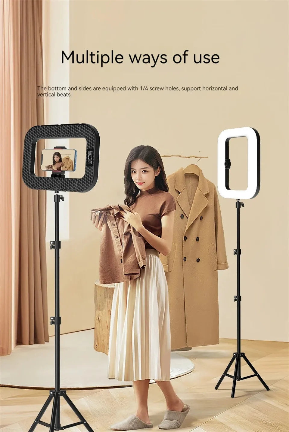 Portable Handheld LED Ring Light | Perfect for Live Streaming