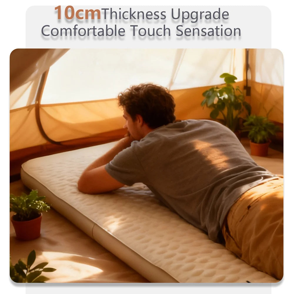 Portable Self-Inflating Sleep Pad | Ideal Camping Mat for Travelers