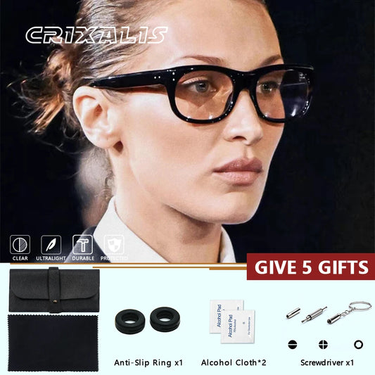 Stylish Women's Multifocal Glasses | Photochromic Prescription Lenses
