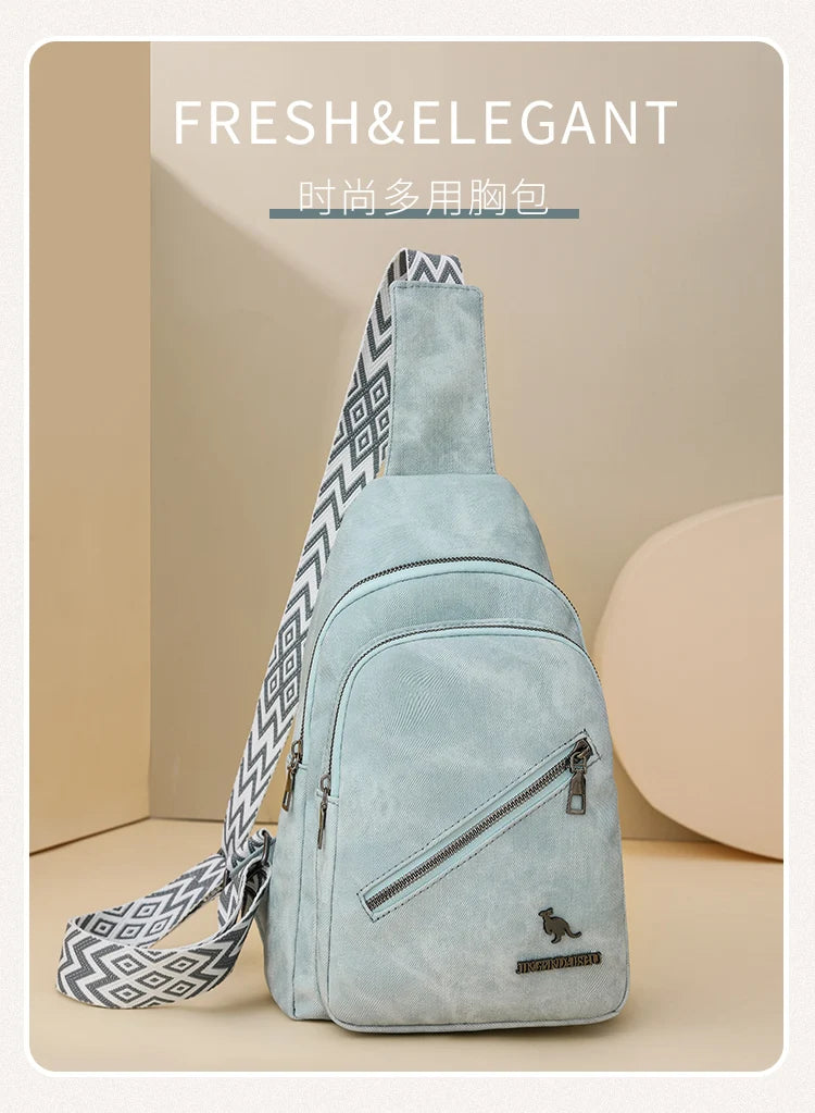 High-Quality Women's Waterproof Chest Bag | Large Capacity Crossbody