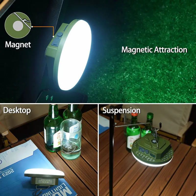 9900mAh Rechargeable Camping Lantern & Flashlight | Bright & Versatile