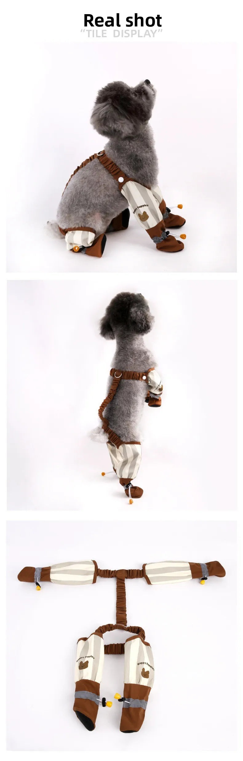 Reflective Anti-Slip Dog Jumpsuit | Dustproof Pet Pants
