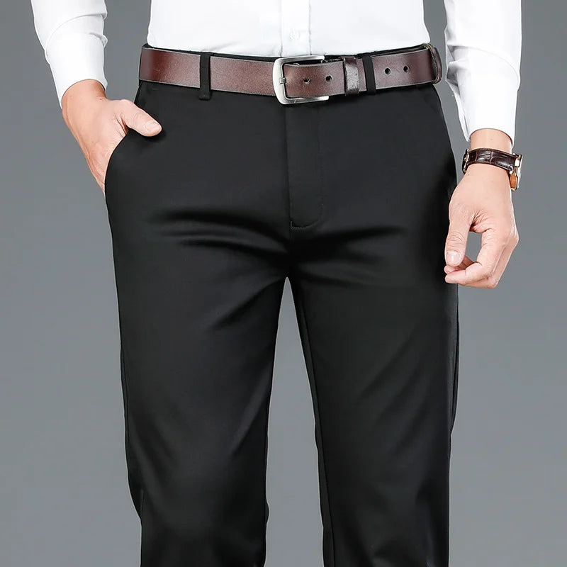 Men's Bamboo Fiber Casual Pants | Stylish Stretch Trousers