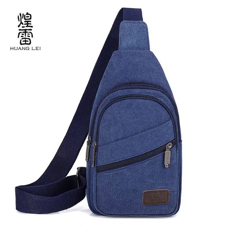 Casual Canvas Chest Bag | Stylish Crossbody Bag for Men