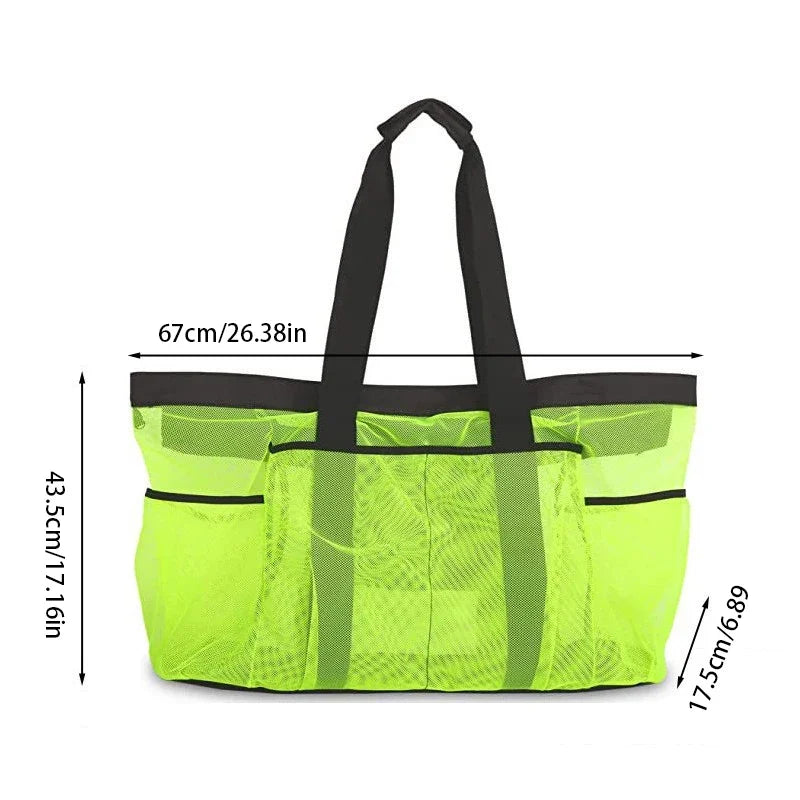 Extra Large Mesh Beach Bag | Versatile Outdoor & Travel Tote