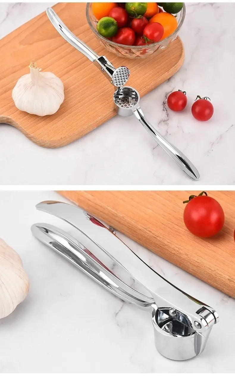 Multifunctional Garlic Press | Durable Stainless Steel Kitchen Tool